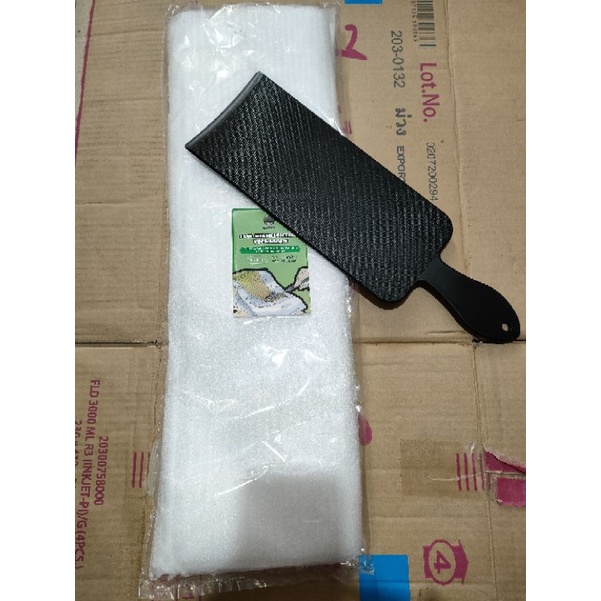 com bo 50 tờ xốp làm his ghiht tóc. và 1 nhám làm his ghiht tóc sử dụng làm tóc. không lem nhanh lên