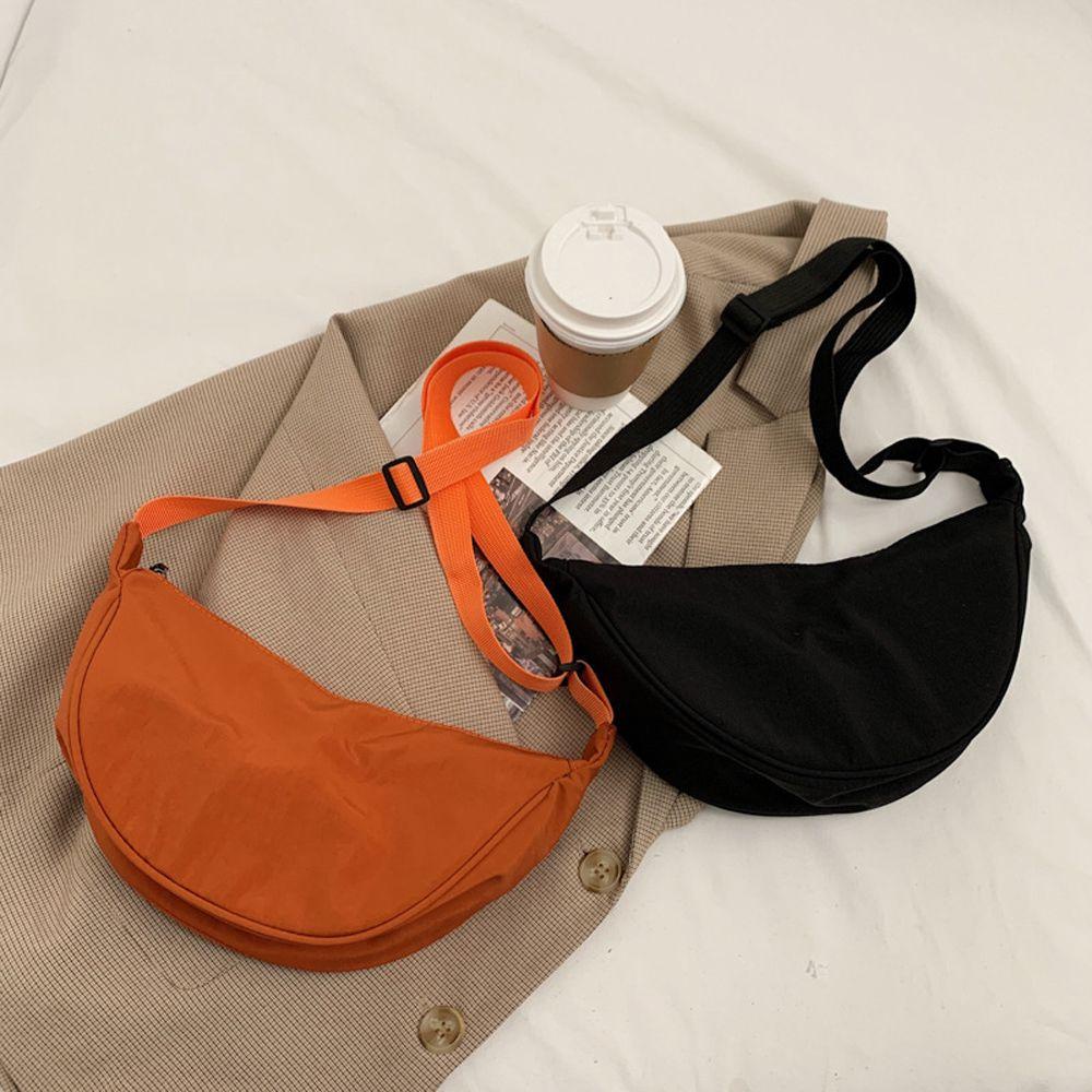 Túi Đeo Chéo shanhai Bằng Vải nylon Màu Trơn Dành Cho Nữ