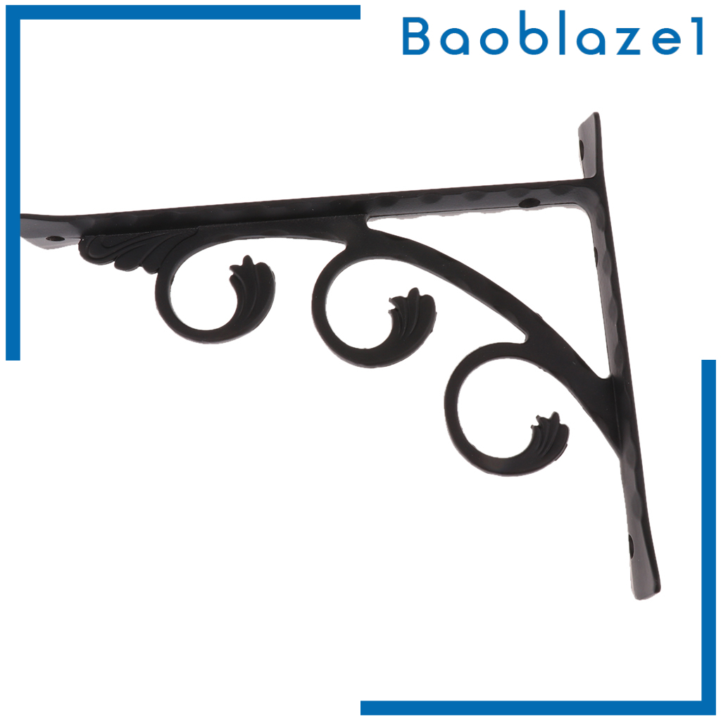 [BAOBLAZE1]2pcs L Shaped Angle Bracket Supporter Store Commodity Shelf Bracket 15x12cm