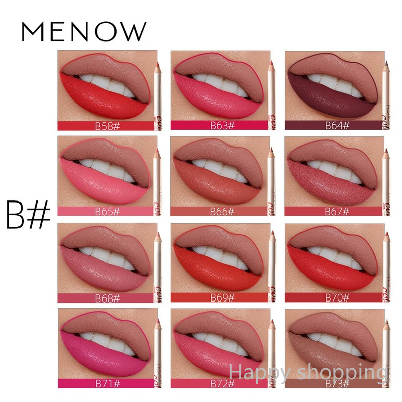 (Hàng Mới Về) Set 12 Chì Kẻ Viền Môi Lì Màu Sắc Thời Trang | BigBuy360 - bigbuy360.vn