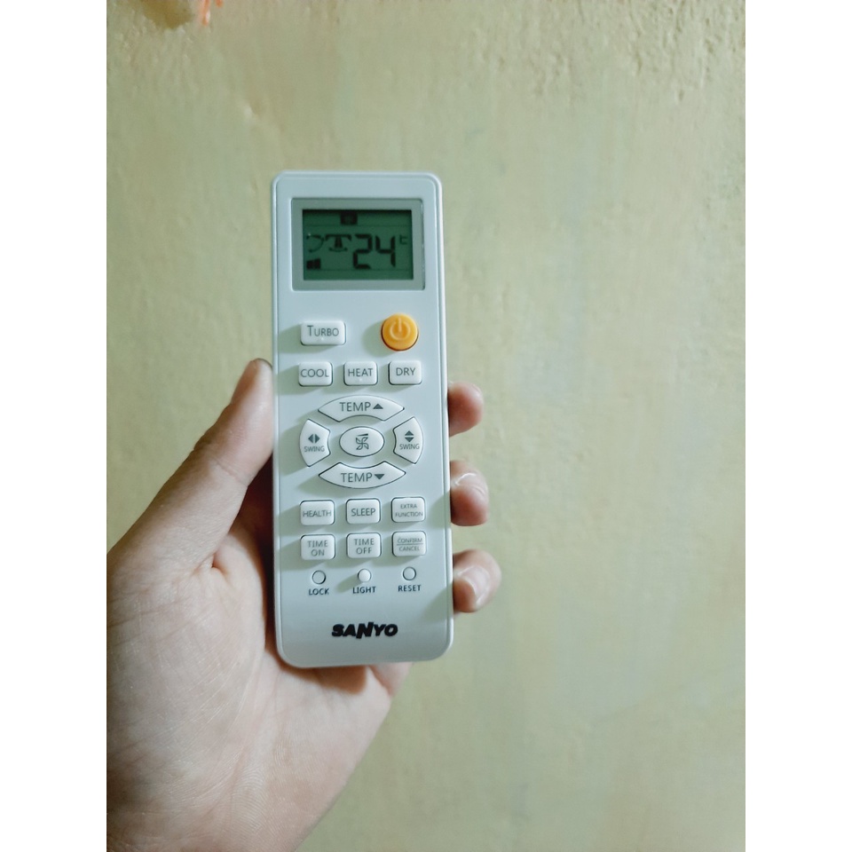 Remote Điều khiển điều hòa Sanyo- Hàng chính hãng 100% Tặng kèm Pin