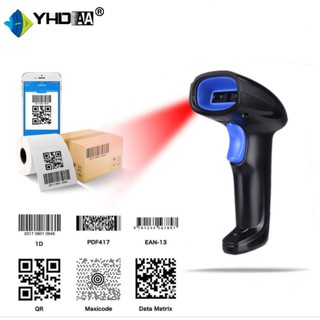 Máy quét chip mã vạch không dây YHD 1100DW 2D đầu đọc Qrcode không dây kết nối USB dùng trên Laptop, PC