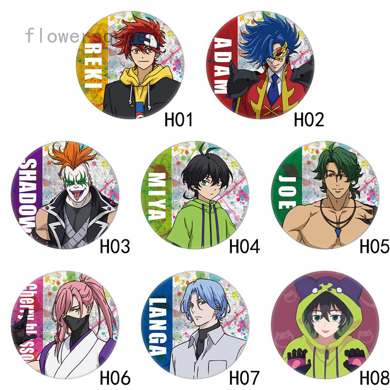 flowersqueen Ghim Cài Áo Hình Nhân Vật Hoạt Hình Đáng Yêu Sk8