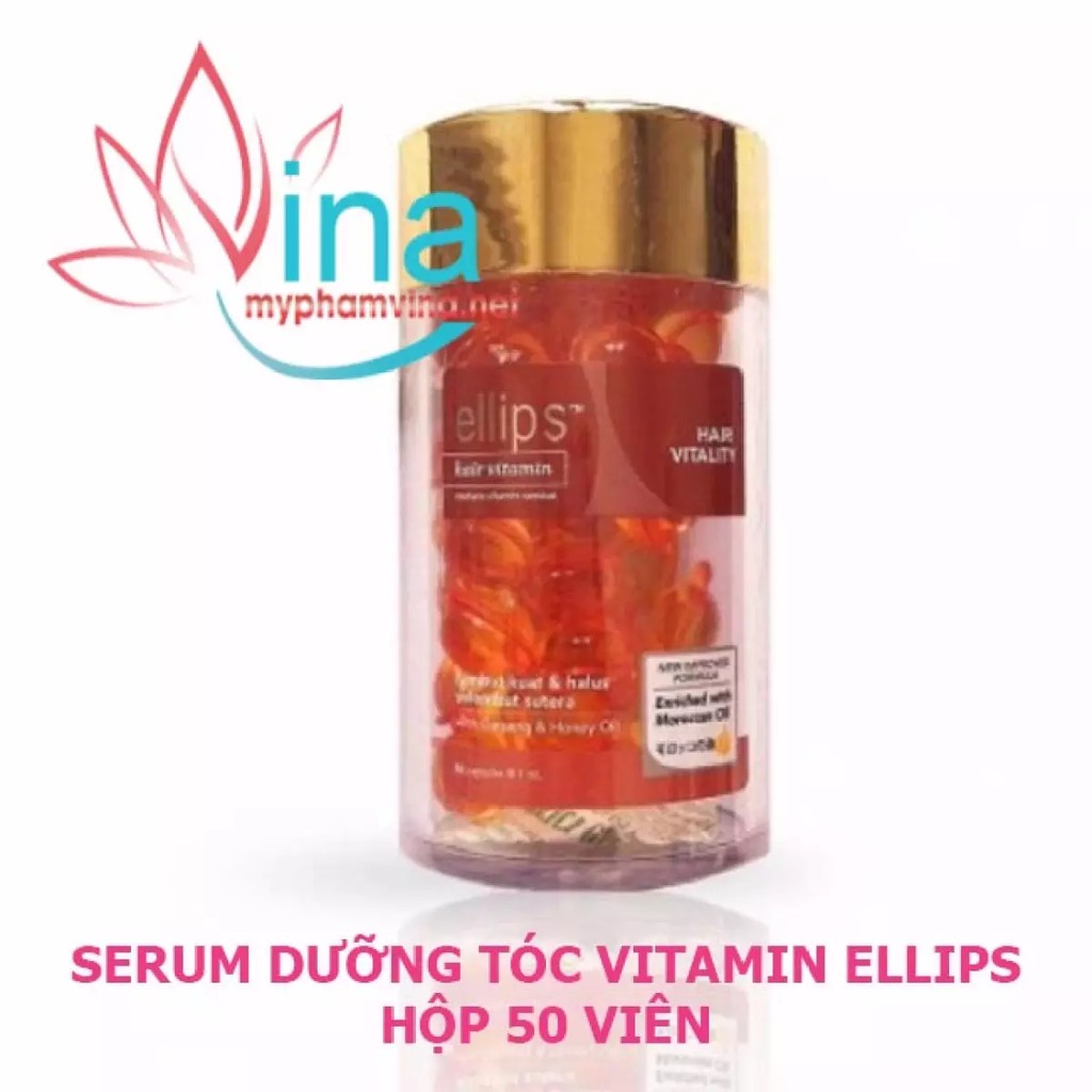 Hộp 50 viên dưỡng tóc Ellips