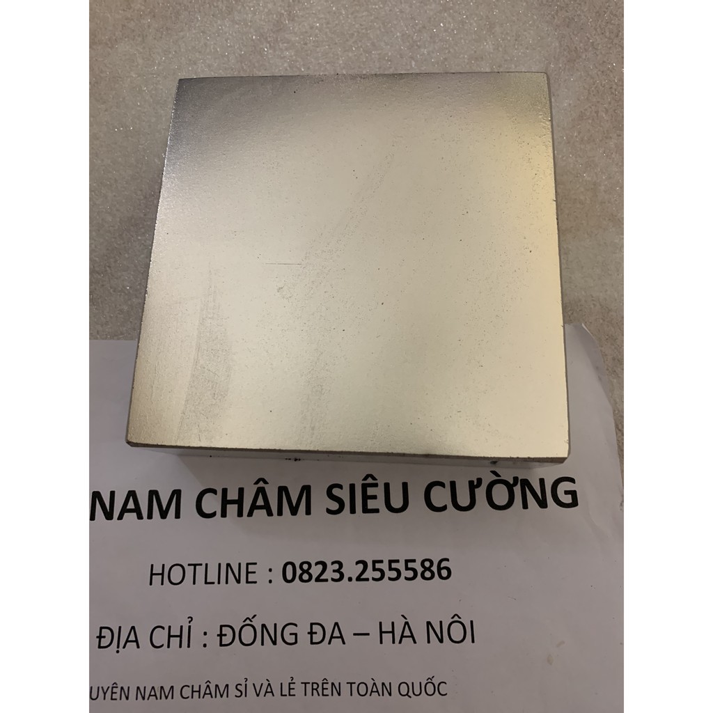 Nam Châm Vuông 100 x 100 x 30mm Siêu Mạnh