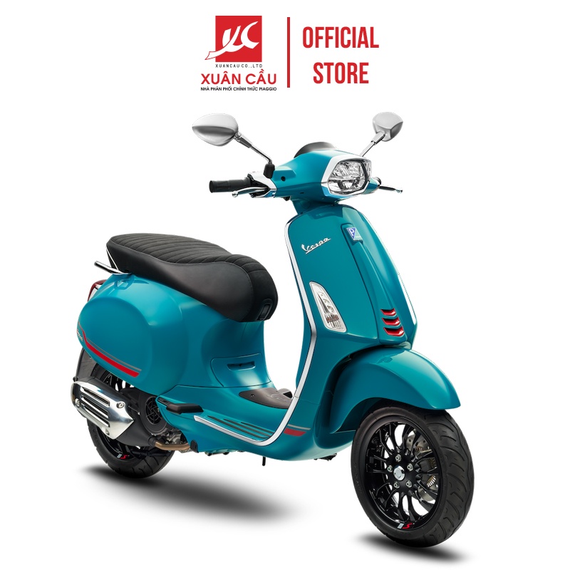 Xe máy Vespa Sprint S ABS 125 iGet Xanh Audace - Mới 100%