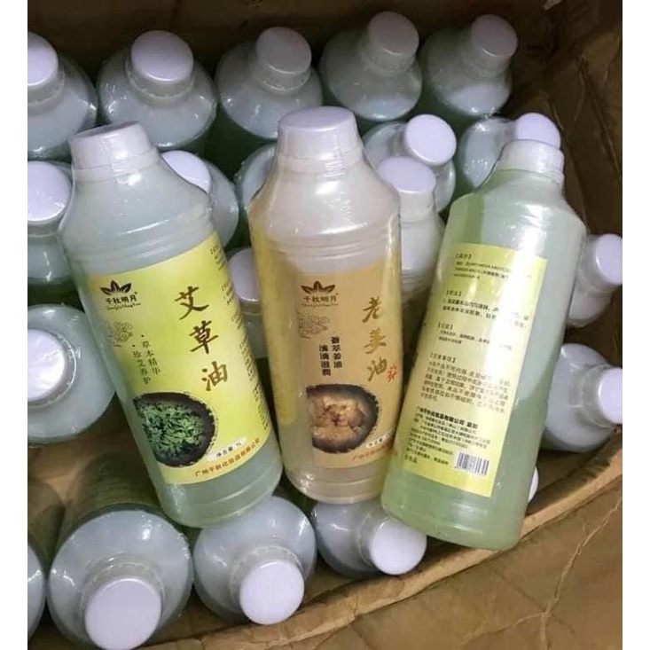Dầu massage đông y vai cổ,gáy, ngải, gừng, đương quy lưu thông khí huyết bài trừ độc tố
