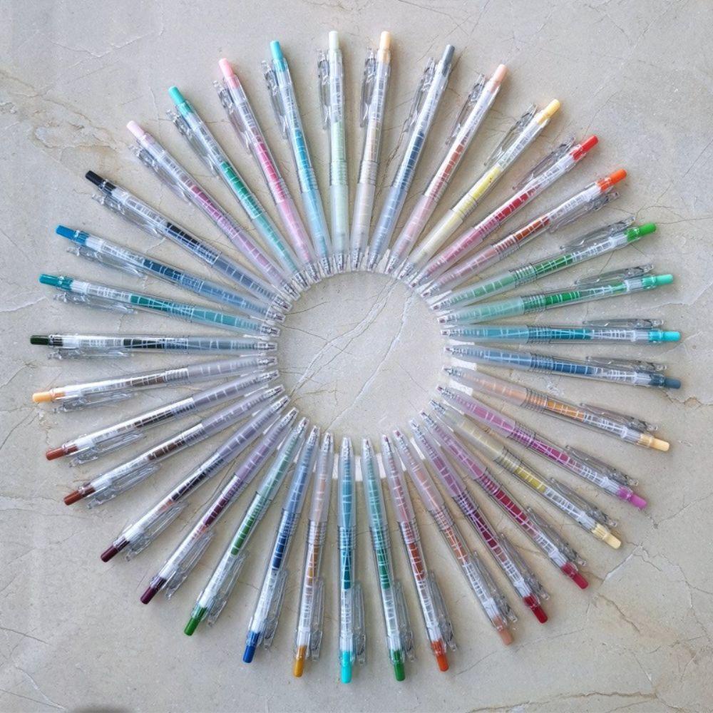 Bộ Bút Mực Gel 9 Màu Trơn Tiện Dụng Cho Học Sinh / Văn Phòng