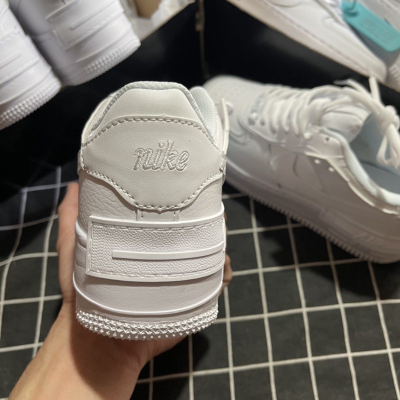 [full box+bill] giày Af1 shadow trắng full cao cấp