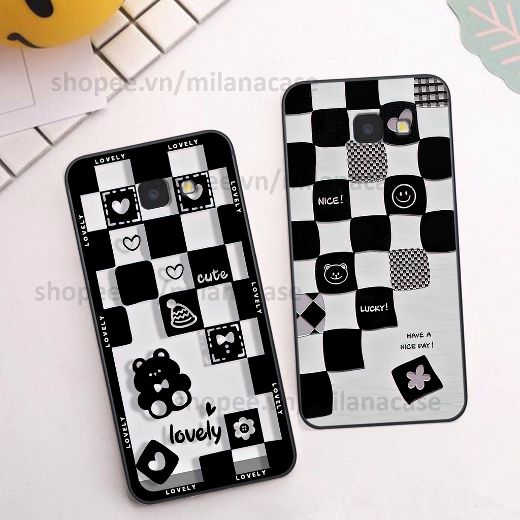 Ốp Samsung J4 Plus / J4 Core / J4+ in hình caro trái tim siêu đẹp, siêu nét đầy phong cách cá tính