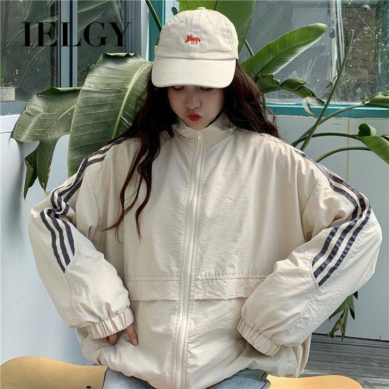 IELGY  Áo Khoác Chống Nắng Dáng Suông Dễ Phối Đồ Thời Trang Xuân Thu Phong Cách Hàn Quốc Cho Nữ