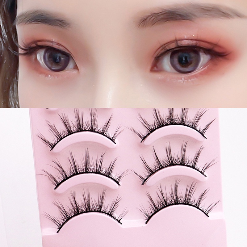 Lông Mi Giả 3D Kiểu Đuôi Cá Tự Nhiên Cho Nữ