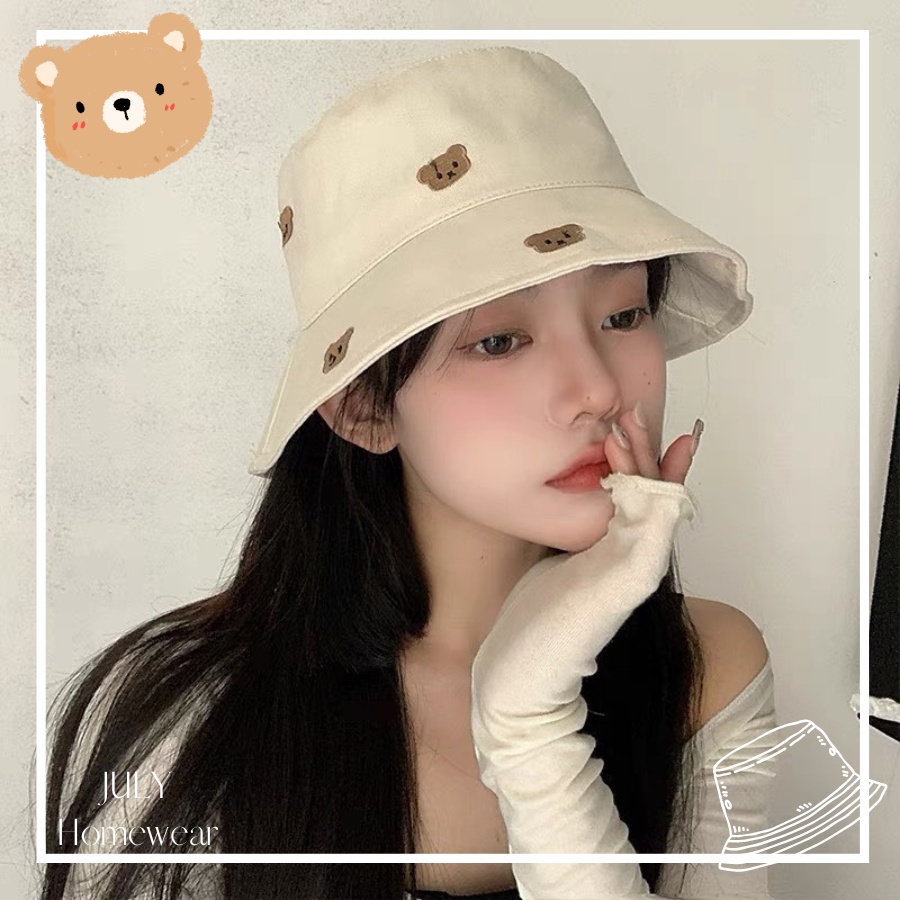 Mũ bucket thời trang phong cách Hàn Quốc , nón vành thời trang du lịch đi chơi JULYHOMEWEAR