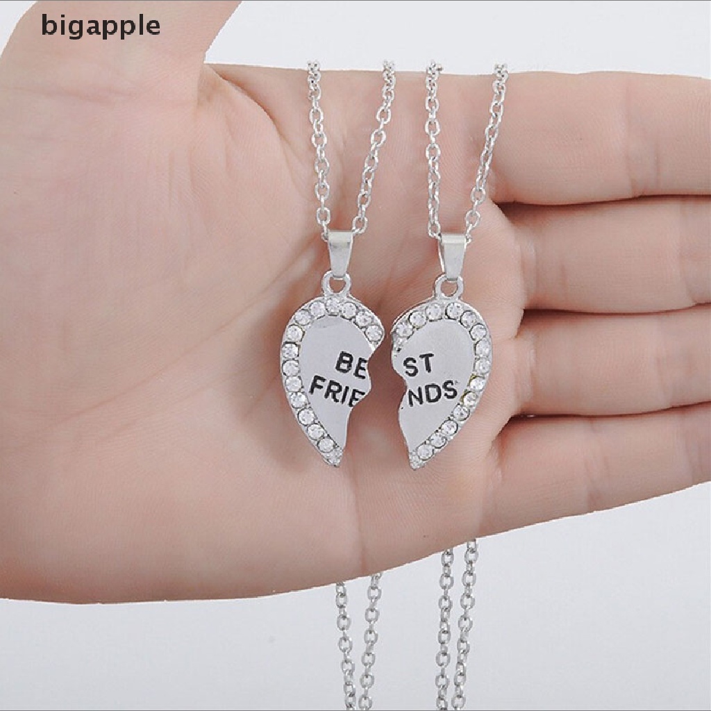 Vòng cổ Mặt Hình Trái Tim Khắc Chữ Best Friend Thời Trang Dành Cho Nữ