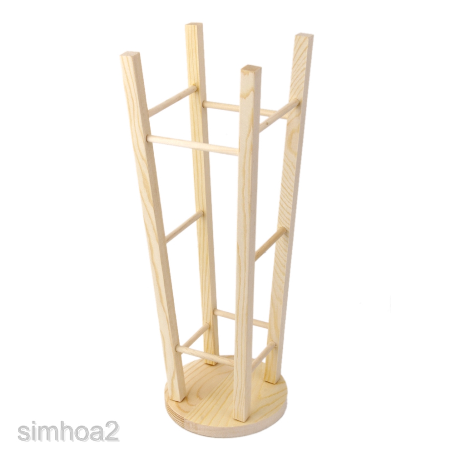 [SIMHOA2] Round Stool Wood Furniture for 1/3 Size Dollfie AOD MID EID SD DD BJD Dolls