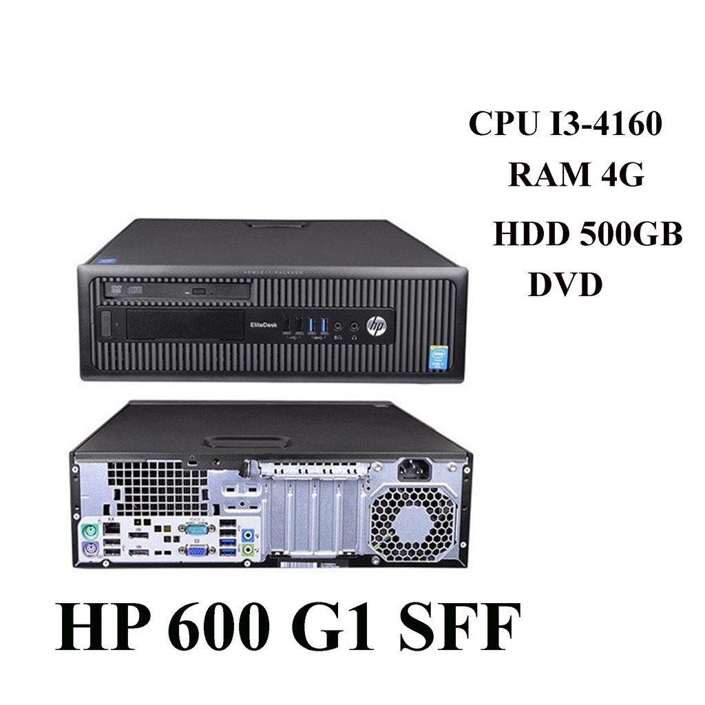 Máy tính để bàn HP 6100 G1 i3 4160, I5-4570, G-3220 ram 4G /HDD 500GB