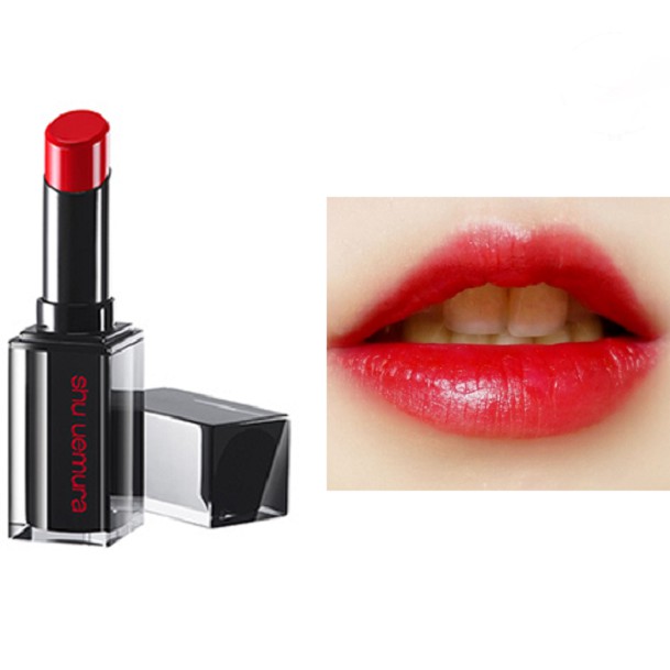 Son dưỡng Shu Uemura Rouge A 163 - Màu đỏ tươi 3g