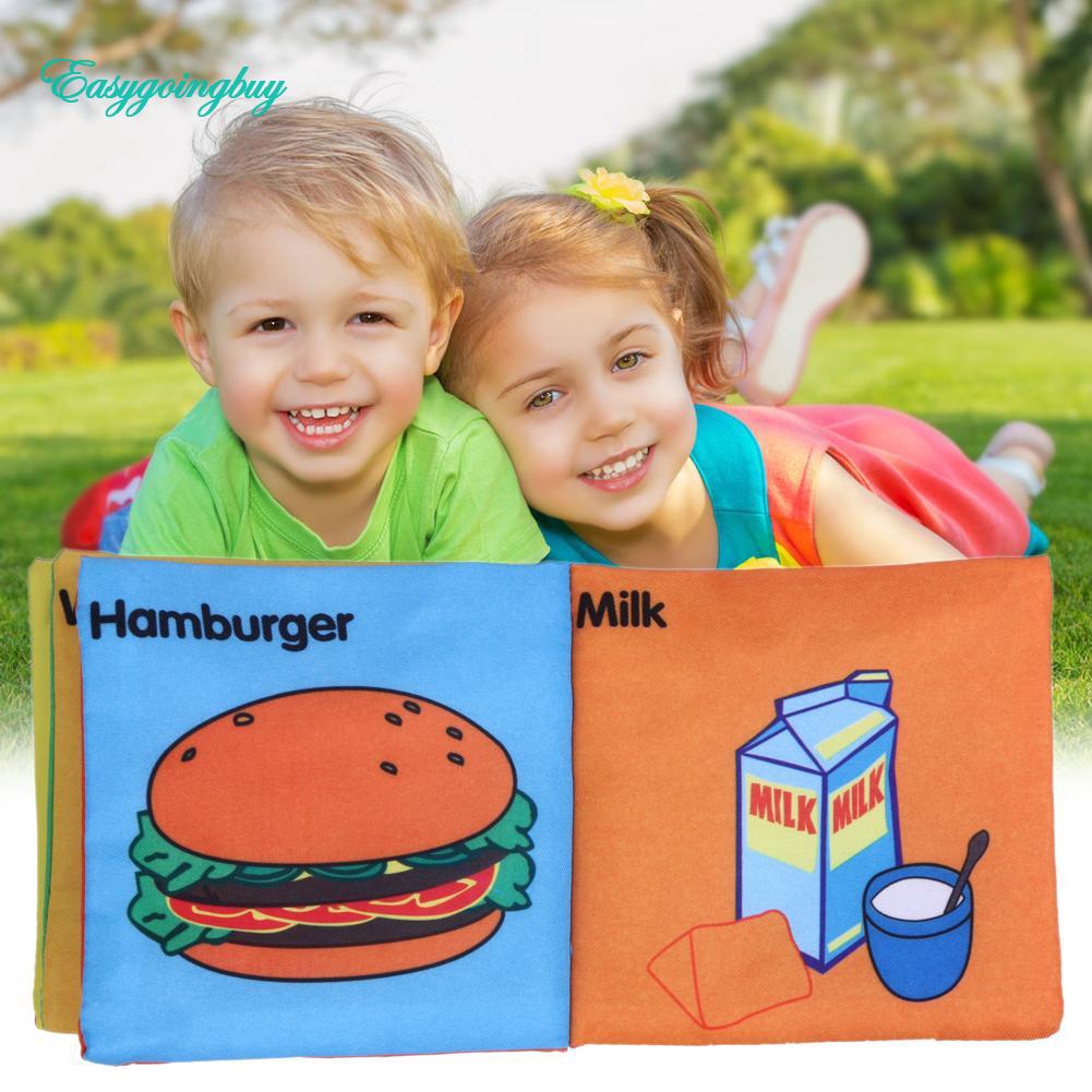 Toy ♡ Baby English Learning Cloth Book Coloring Letter Books Kids Educational Toy