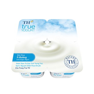 Lốc 4 hộp sữa chua TH ít đường