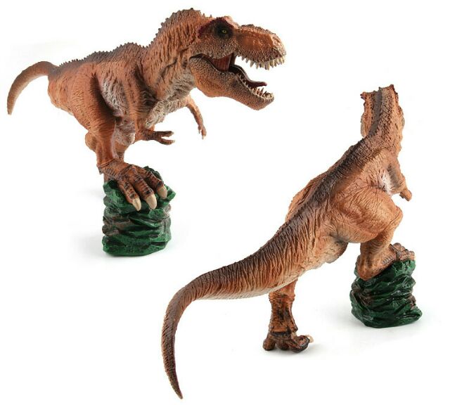 Đồ chơi Khủng long T-rex bạo chúa dài 34cm. Gập được hàm