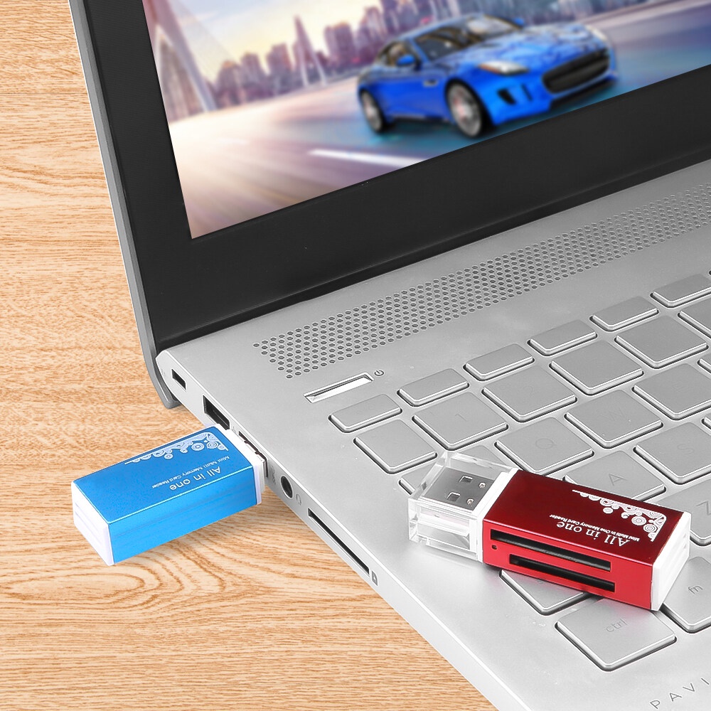 Đầu Đọc Thẻ USB 2.0 All in One Đọc Thẻ SD/SDHC/MMC/RSMMC/MS/MS Duo/MS PRO Duo/Micro Ms [M2]/T-Flash Micro SD