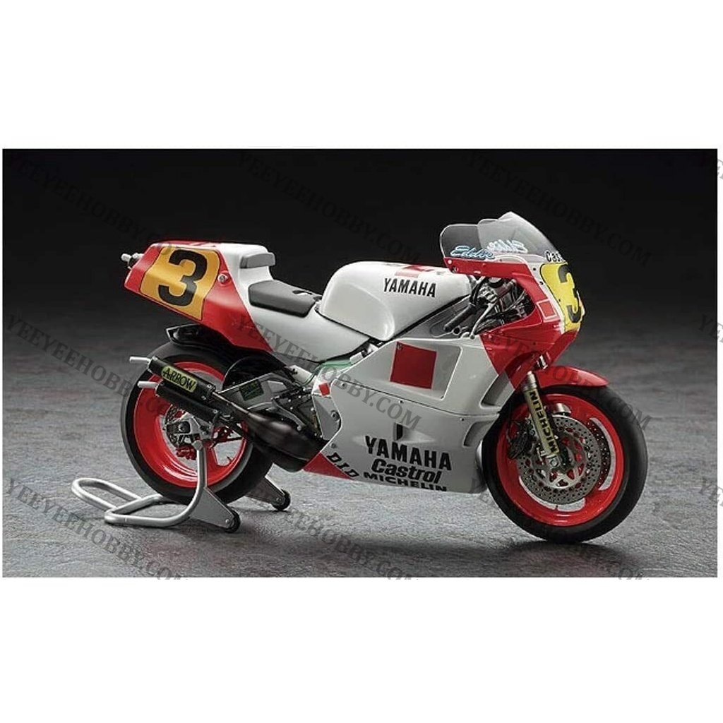 [YEEYEE] MÔ HÌNH LẮP RÁP HASEGAWA - 1/12 YAMAHA YZR500 (OW98) '1988 WGP500 CHAMPION'