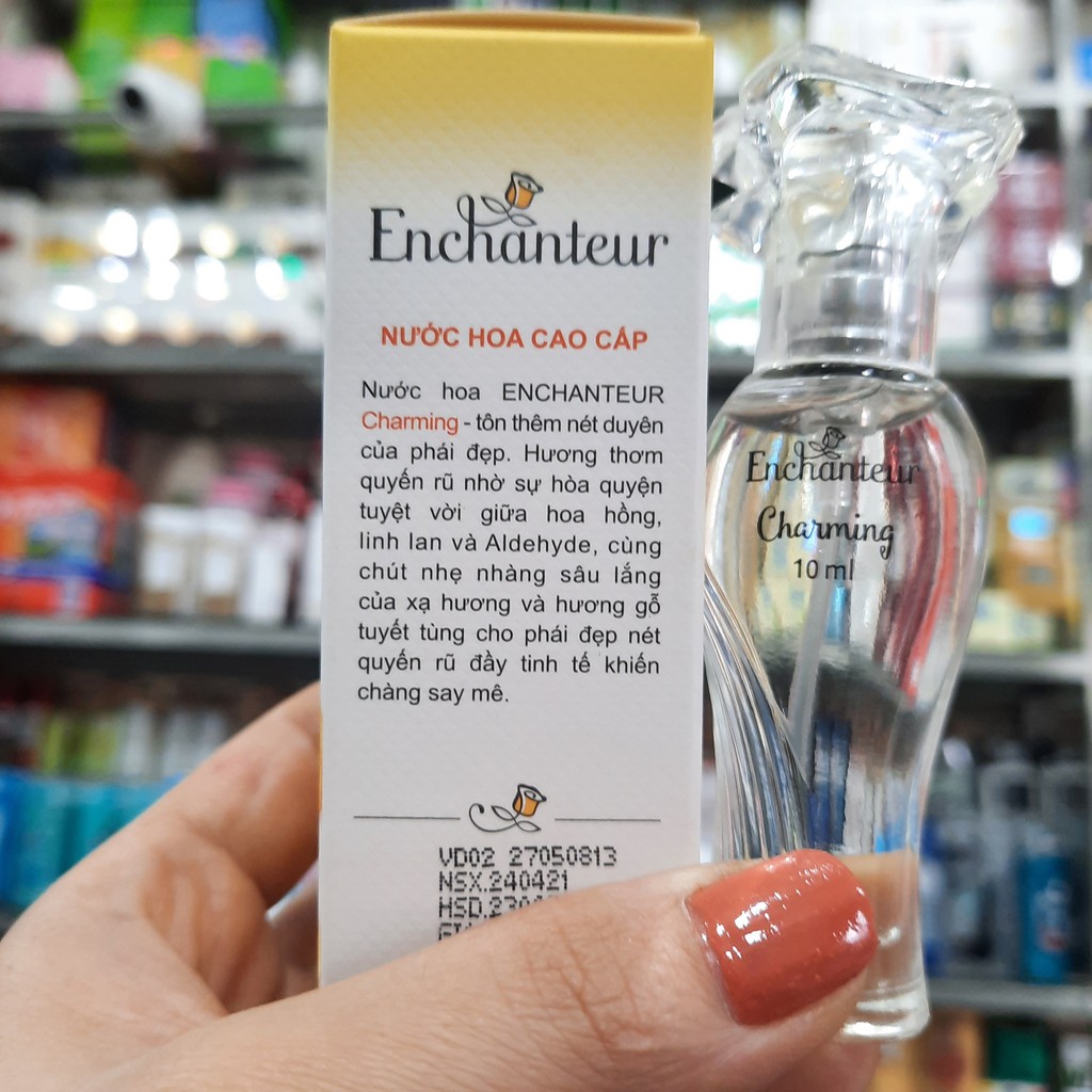Nước hoa Enchanteur Charming 10ml (đủ loại)