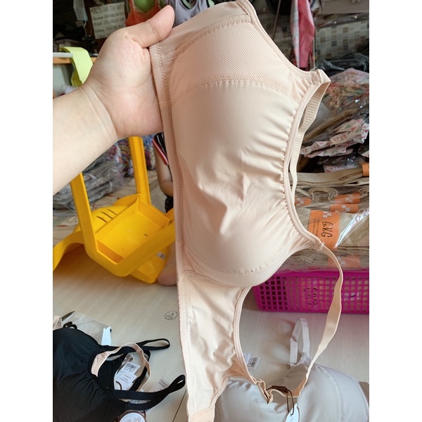 Áo lót nữ kiêm bra mút mỏng thông hơi, không gọng. Áo bra cài khuy sau. Bigsize. Loại đẹp. 3281