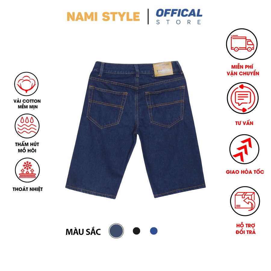 Quần short jean,quần nam đơn giản,trẻ trung đẹp, cao cấp( có size đại)