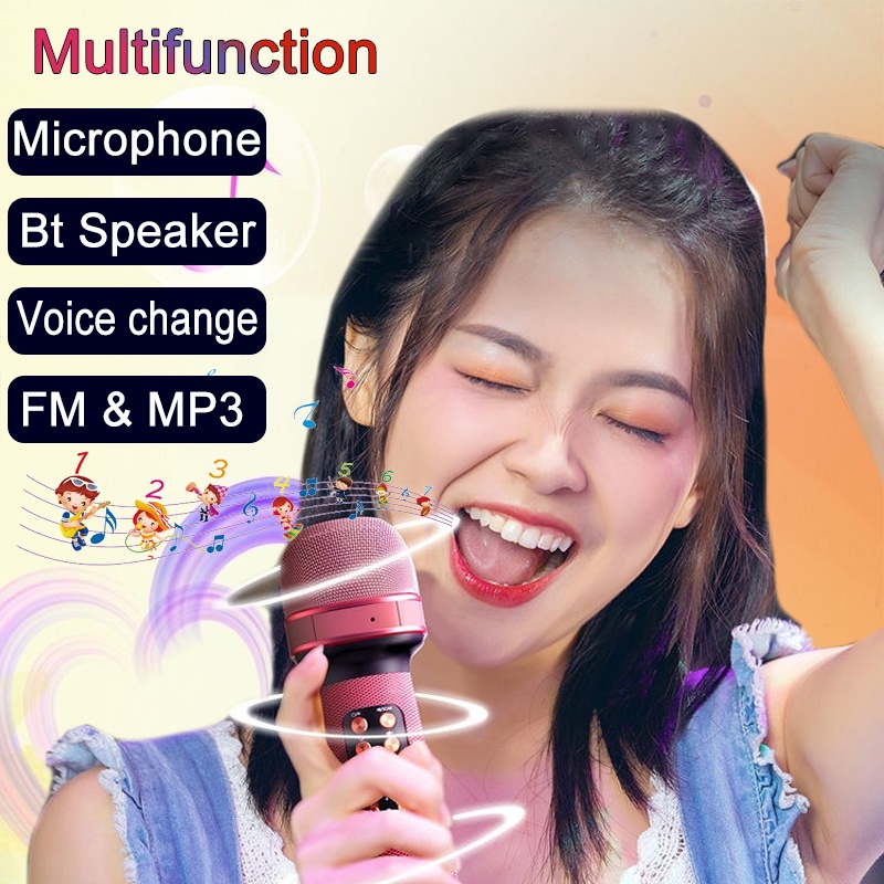 Micro đa năng hỗ trợ chụp ảnh tự sướng Mp3 có loa và tai nghe