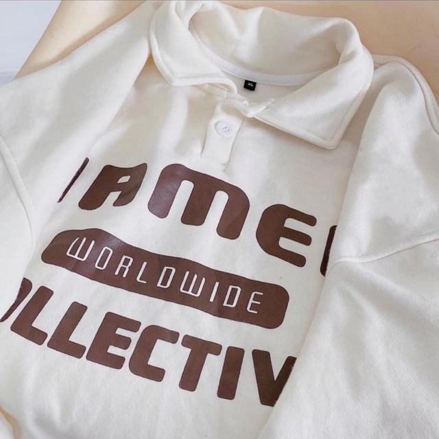 Áo Nỉ Polo Tay dài “ NAMED “ Form rộng Unisex chất nỉ xịn mịn êm siêu đep siêu ấm ( Ảnh + Video thật 100% ) | BigBuy360 - bigbuy360.vn