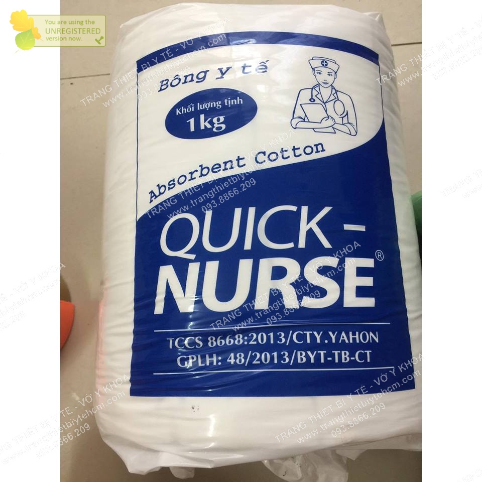 Bông gòn y tế QUICK NURSE 500g - 1kg