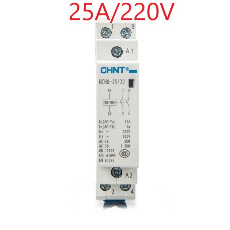 Khởi động từ 1 pha CHINT NCH8 25A