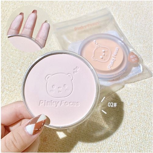 Phấn phủ nén Pink Focus Gấu dành cho da dầu