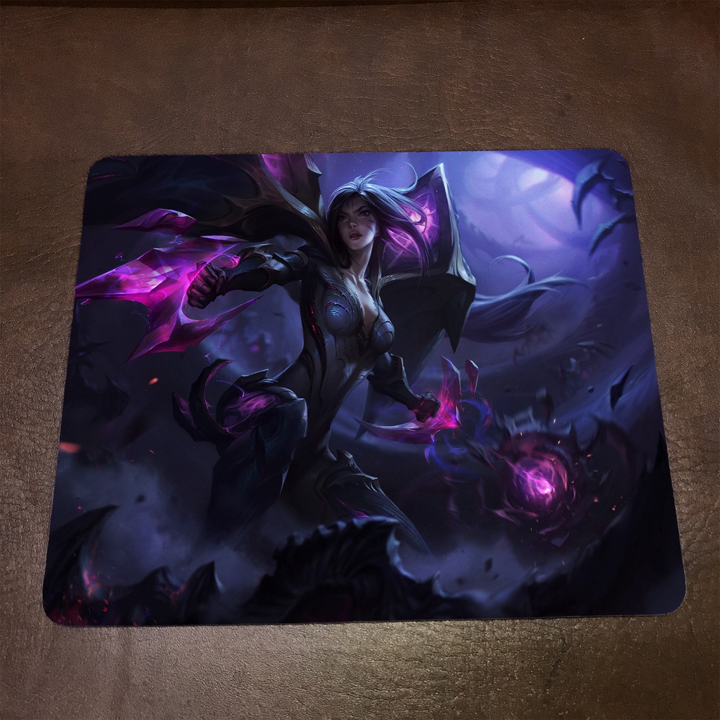 Lót chuột máy tính League of Legends KAI SA - Mẫu 1 Mousepad cao su êm ái, nhận in theo yêu cầu