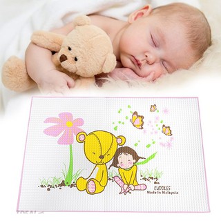 Tấm Nệm Lót Cao Su Chống Thấm Siêu Mát Họa Hình 60X90 CM Cho Bé
