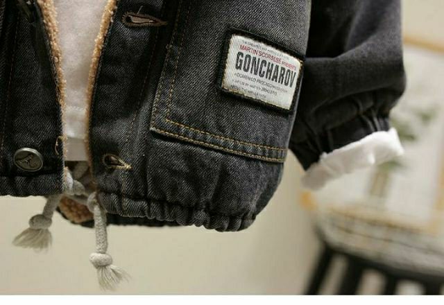 Áo khoác bò lót lông ấm cute cho bé Trai - Gái