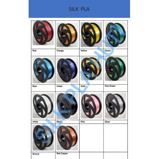 Nhựa in 3D HUTI SILK PLA 1KG 1.75MM