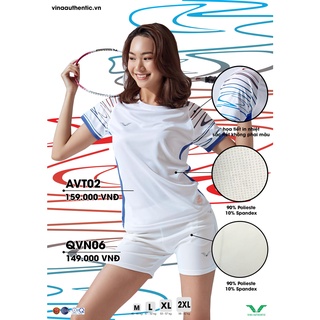 MUA 1 TẶNG 1 Set bộ thể thao nữ cao cấp Vina Authentic, cầu lông, tennis, thể thao newT02