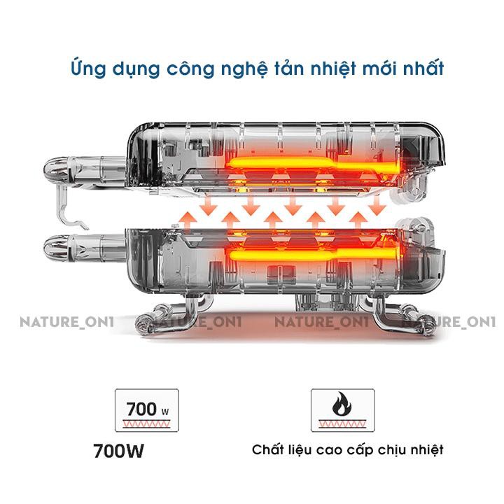 Máy Nướng Bánh Mì Nhanh Chóng, Thiết Kế Gọn Nhẹ, An Toàn, Tiện Dụng - Máy Ép Bánh Mì NIKAI Cao Cấp