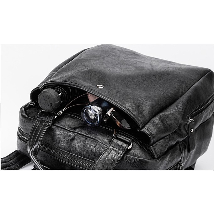 Balo CÔNG SỞ đựng được laptop khổ A4 hoặc Lap 13inch chất mềm form đẹp mã B78 - chỉ còn màu  ĐEN