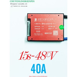Mạch sạc và bảo vệ pin LIFE 15S 48V 40A chính hãng Daly ( BL64_219 )