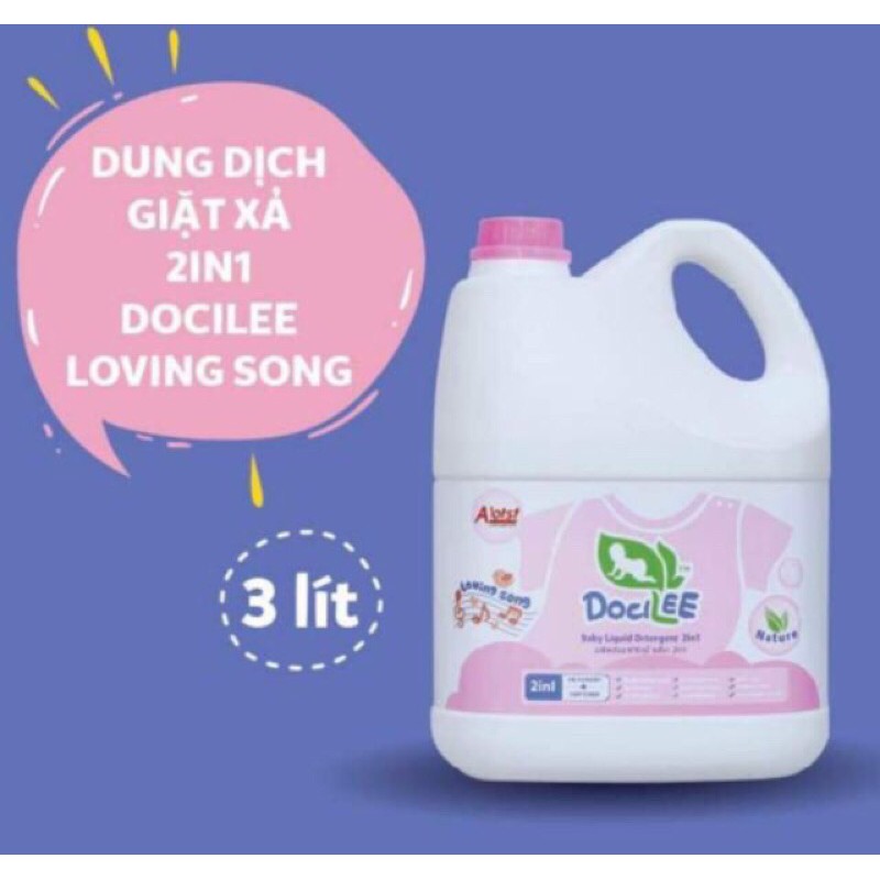 Nước Giặt Hữu Cơ DOCILEE Chính Hãng Nhập Khẩu Thái Lan