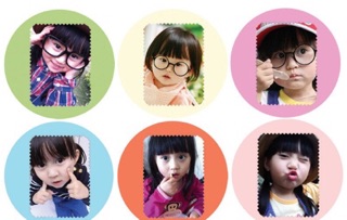 Bộ khung ảnh 6 chiếc hình tròn K1361