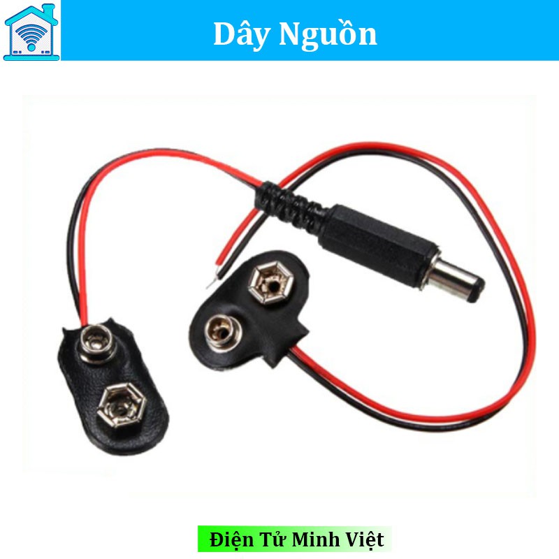 Dây Nguồn, Đế Nguồn Pin 9V