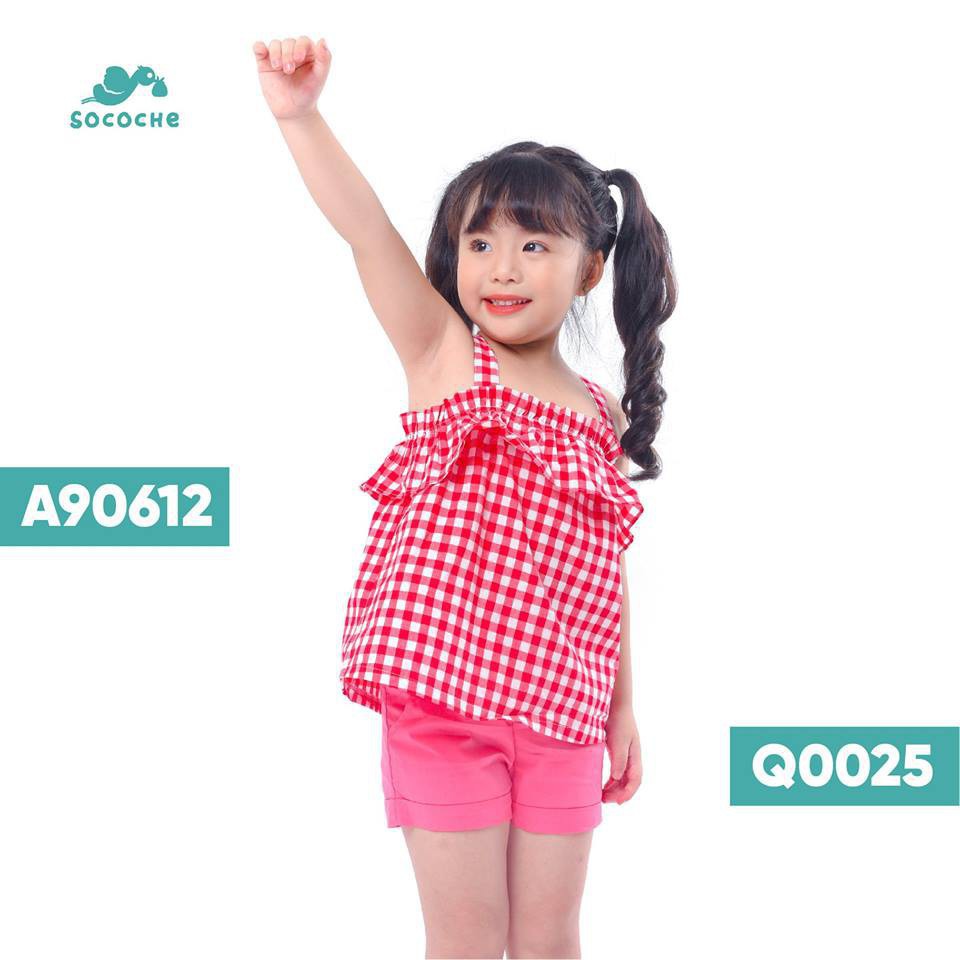Quần Đùi Bé Gái Bèo Cạp Q0025
