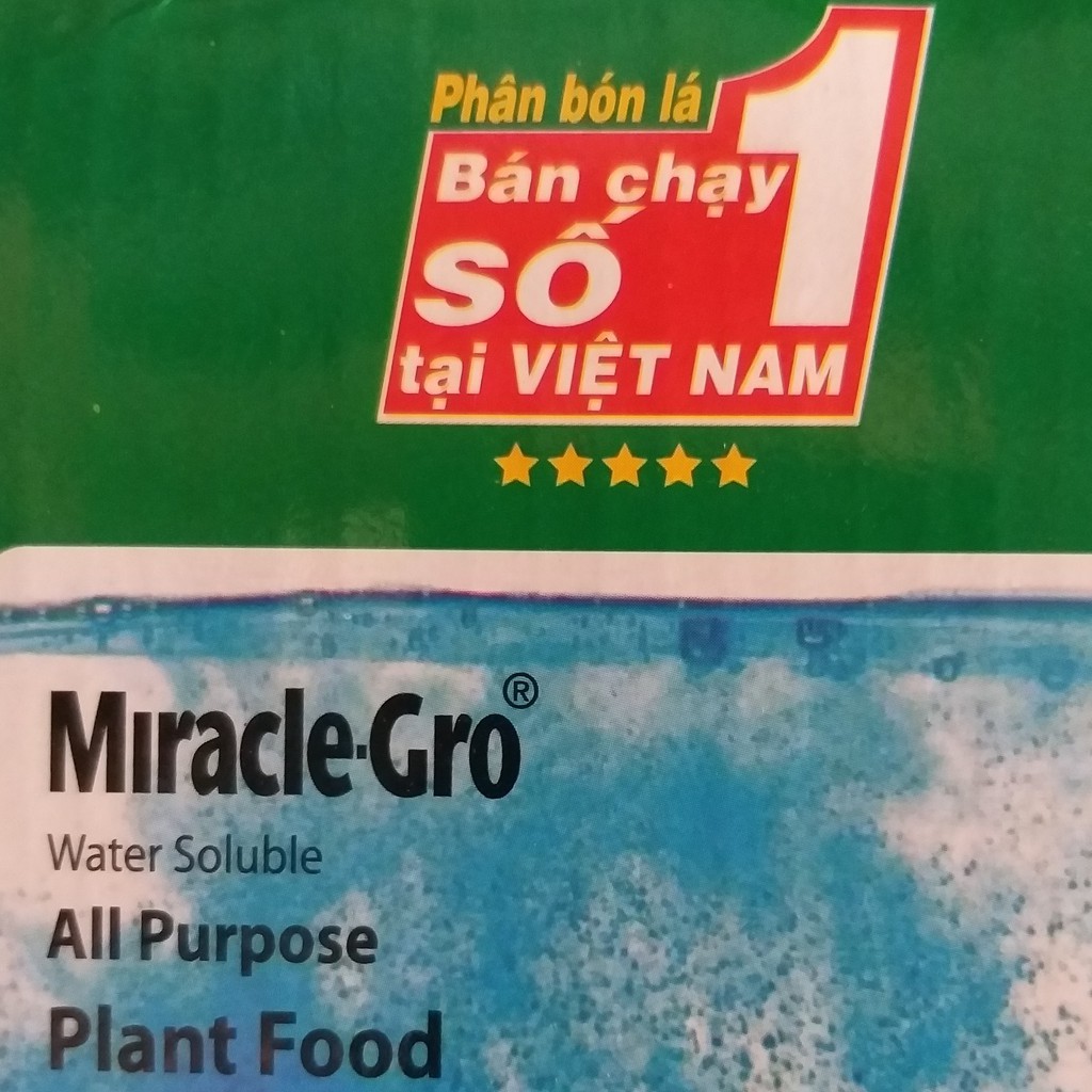 Phân bón lá NPK Miracle Gro 30-10-10+Te Dùng cho Hoa Hồng, Hoa Lan, tăng trưởng đẻ nhánh các loại cây trồng