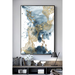 Tranh Canvas sassy treo tường hiện đại VTC nghê thuật hình trừu tượng 122_11136984 KT 40 x 60