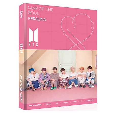 Combo photobook BTS MAP OF THE SOUL PERSONA có poster postcard lomo in hình thần tượng kpop