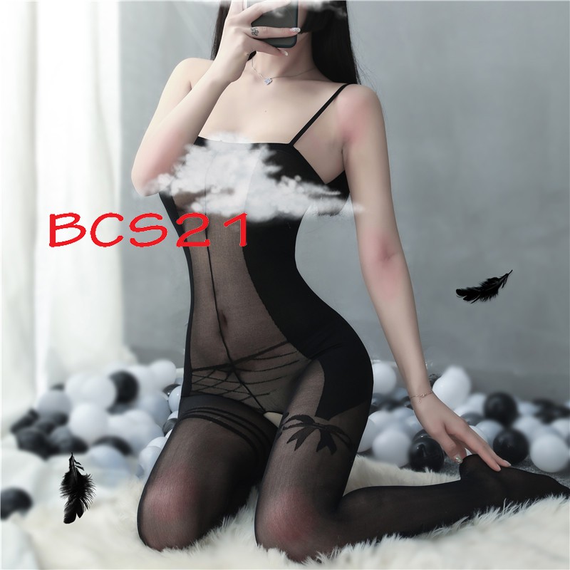No. 54 N47 70 💕CHE TÊN💕 Cosplay Liền Thân Xuyên Thấu Hở Đáy / Đồ Ngủ Phòng The Quyến Rũ Vải Mịn Bodystocking BCS21 | BigBuy360 - bigbuy360.vn